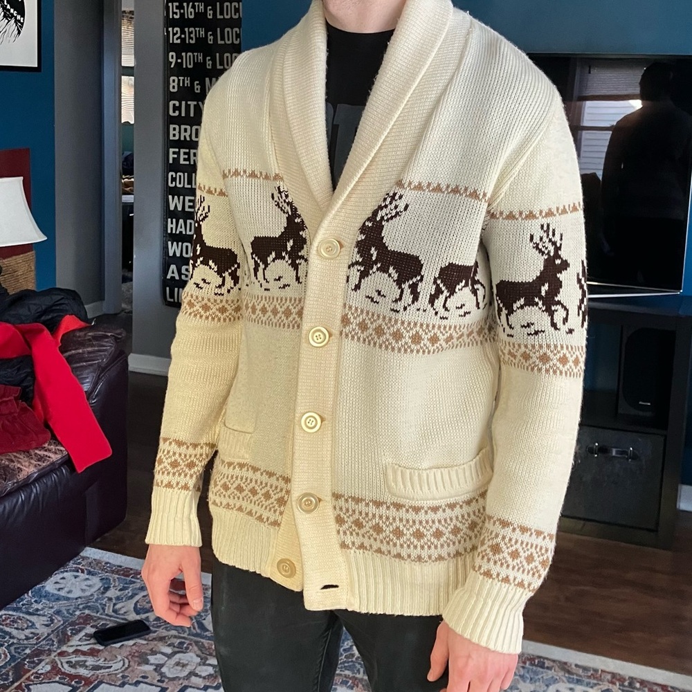 KP Vintage Romanian button up sweater